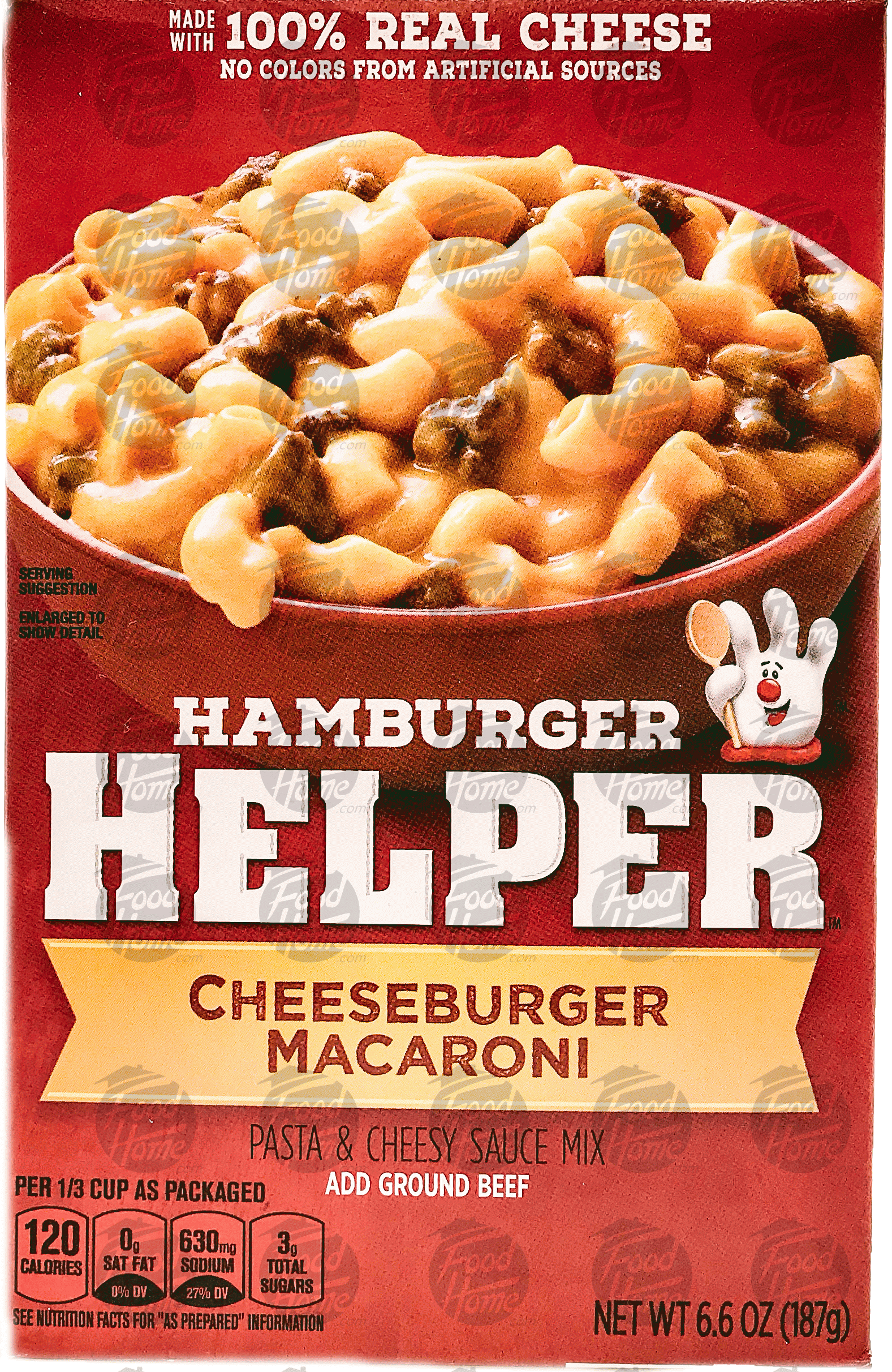 Hamburger Helper  cheeseburger macaroni pasta & cheesy sauce mix Full-Size Picture